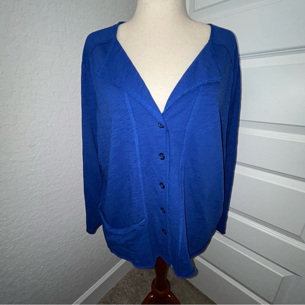 Habitat Clothes To Live In Button Front Cardigan Top - Picture 9 of 9